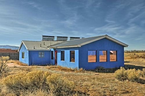 Cozy Blue Adobe With Steam Room 2 Mi From Taos! - thumb 5