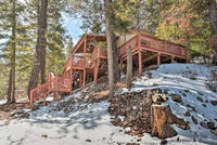 Rustic Cloudcroft Cabin with Deck Near Skiing  Fishing