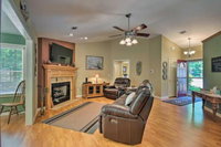 Hot Springs Home with Pool Table Grill  Fire Pit