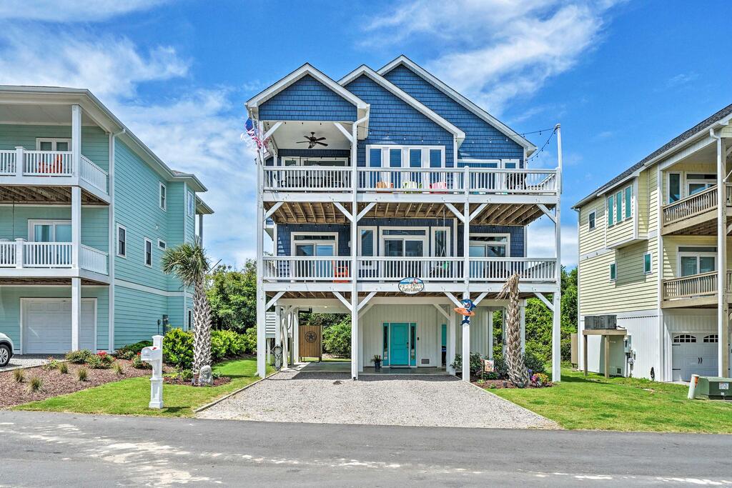 Charming Surf City House W/Elevator, Walk To Beach - thumb 1