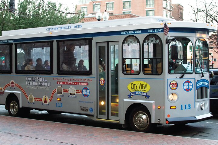Boston Hop-On Hop-Off Trolley Tour with Harbor Cruise Option