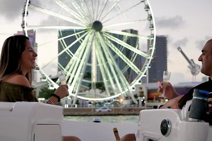 Miami Private Evening Boat Tour Including Champagne - thumb 1