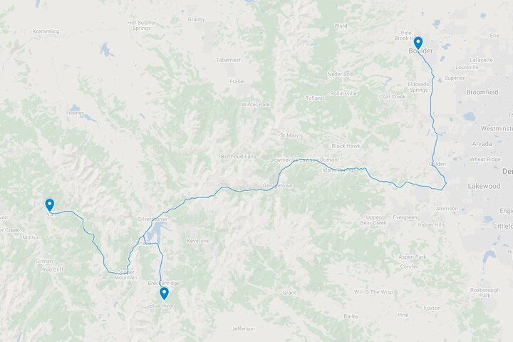 Smartphone Driving Tour Between Boulder And Vail / Breckenridge - thumb 1