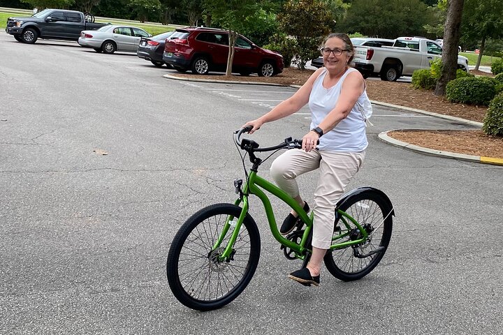 Avocado Electric Beach Cruiser Rental at Hilton Head Island